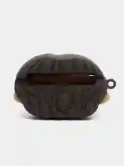 Коралловый чехол для беспроводных наушников AirPods (Аирподс) 1 / 2 / Pro, Pro 2 с карабином