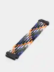 Синий меланж плетеный нейлоновый ремешок / монобраслет для Xiaomi Amazfit Bip / Huawei / Samsung 20 мм