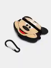 Белый чехол для беспроводных наушников AirPods (Аирподс) 1 / 2 / Pro, Pro 2 с карабином