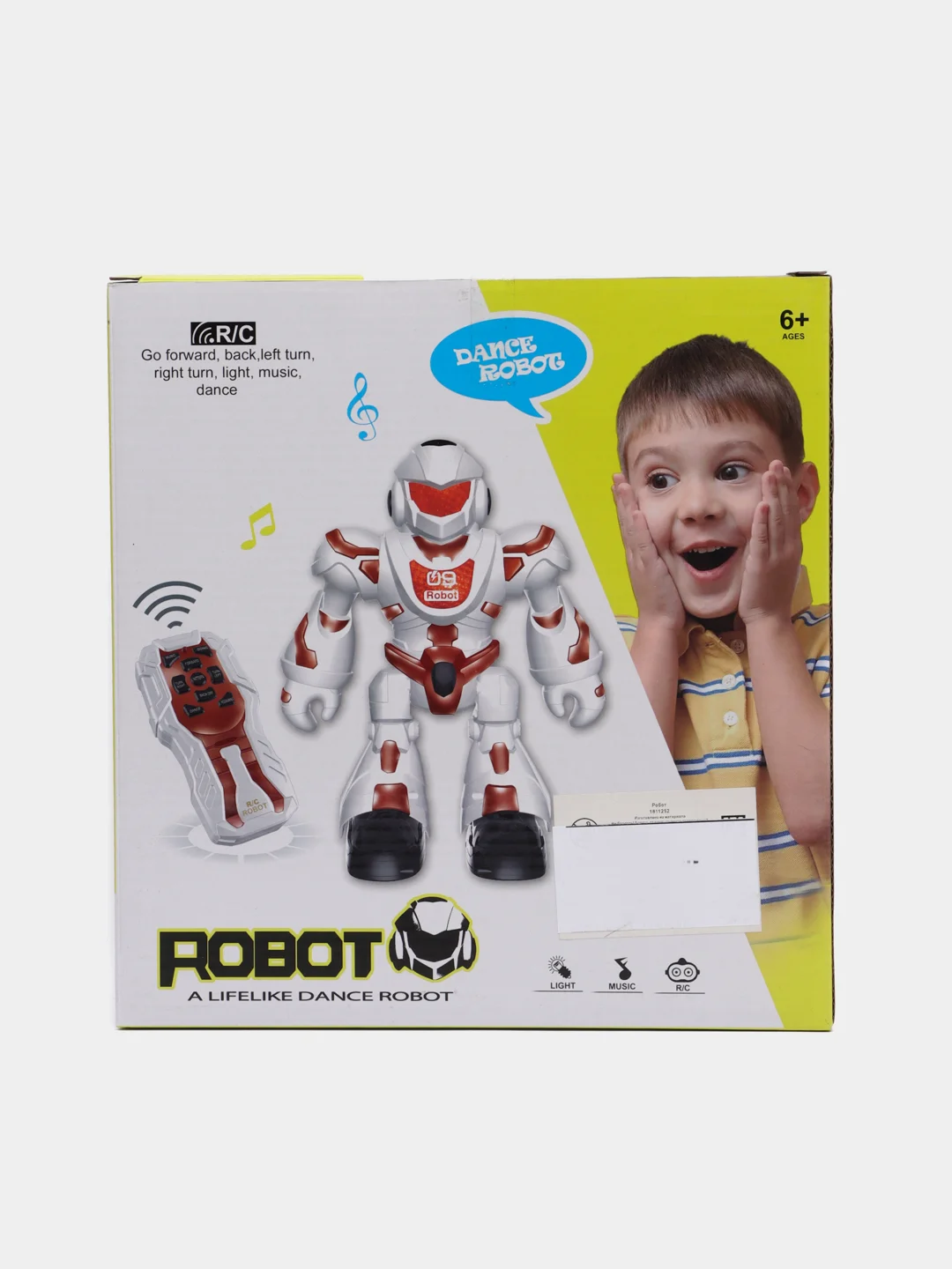 Красный радиоуправляемый робот Dance Robot