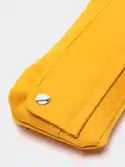 Горчичный пенал школьный