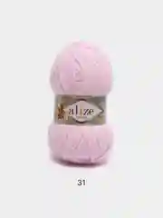 Конфетный пряжа плюшевая Alize Softy Plus 100% Микрополиэстер 100г 120м (Ализе софти плюс велюровая)
