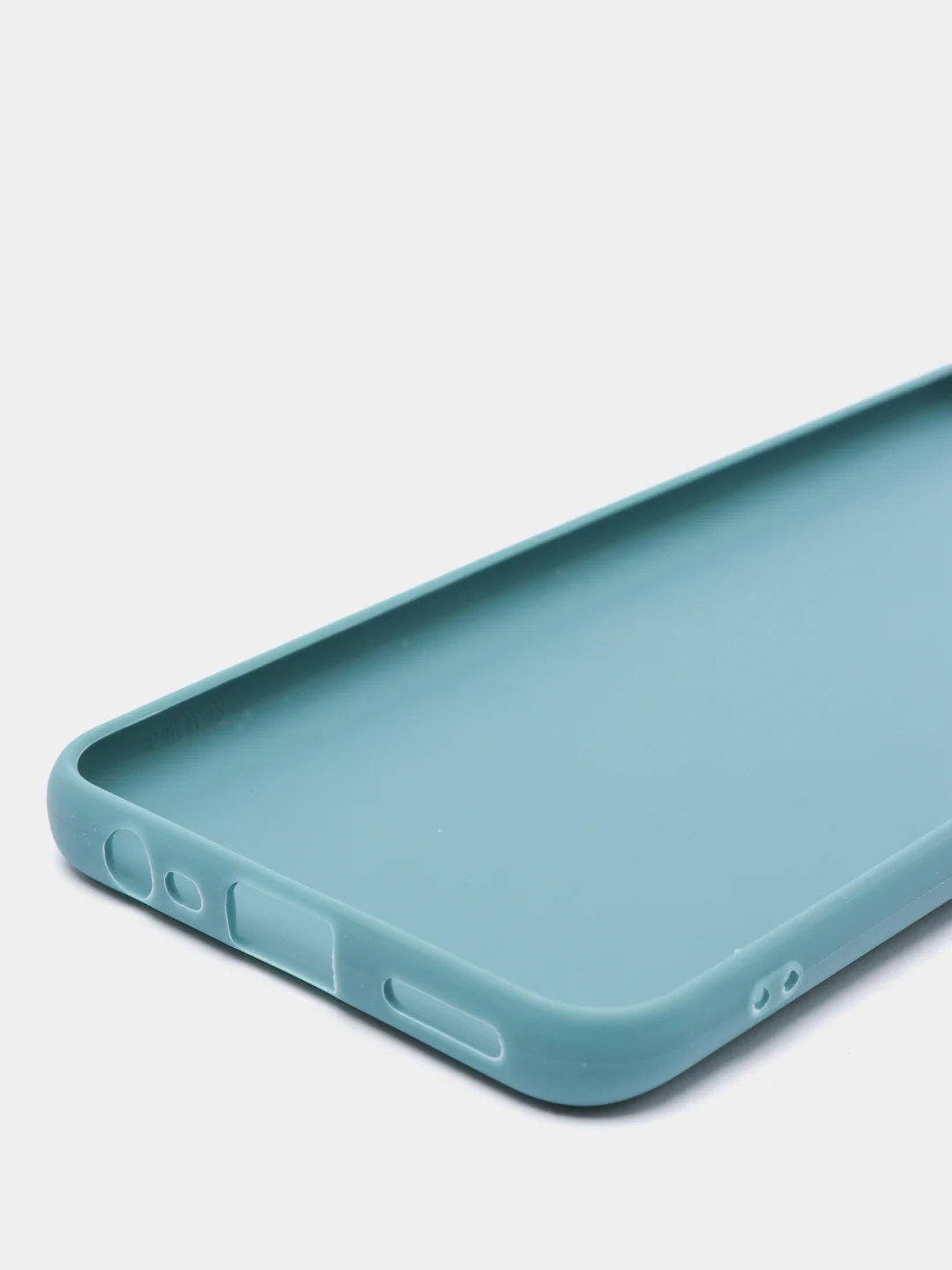 Морской чехол для Realme 8 силиконовый матовый однотонный