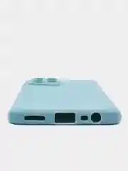 Морской чехол для Realme 8 силиконовый матовый однотонный