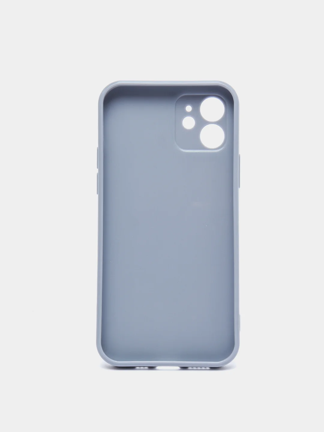 Небесно-голубой силиконовый глянцевый чехол для iPhone 12, 12 Pro, 12 mini, 11, 11 Pro, XR