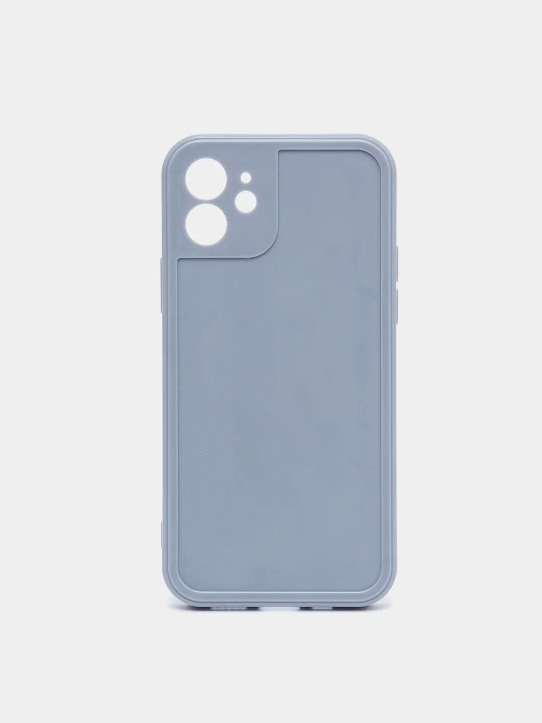 Небесно-голубой силиконовый глянцевый чехол для iPhone 12, 12 Pro, 12 mini, 11, 11 Pro, XR