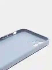 Небесно-голубой силиконовый глянцевый чехол для iPhone 12, 12 Pro, 12 mini, 11, 11 Pro, XR