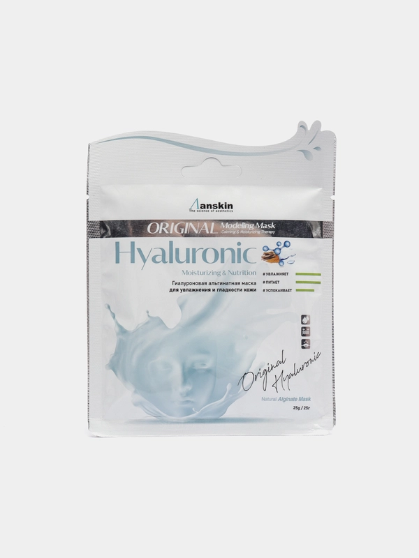 Маска для лица альгинатная с гиалуроном Original Hyaluronic Modeling Mask ANSKIN, 25г