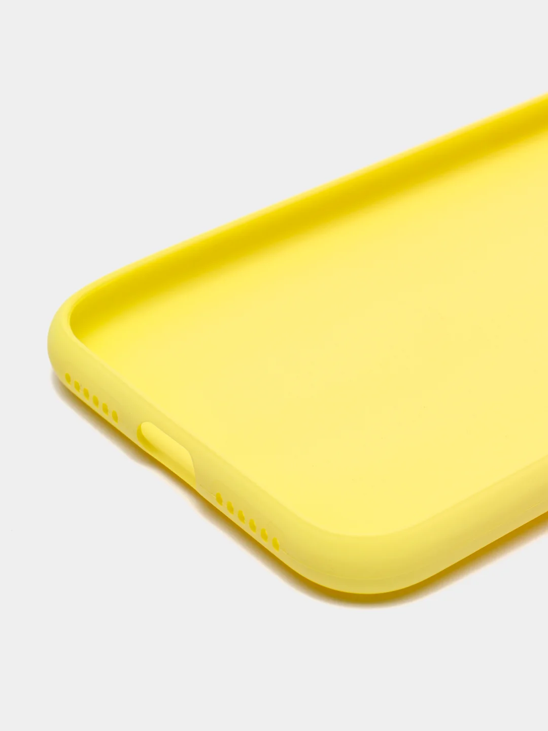 Лимонный чехол с защитой камеры в виде шторки для Apple iPhone 11 / 11 pro