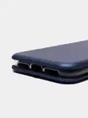 Синий чехол книжка на Xiaomi Redmi 4x