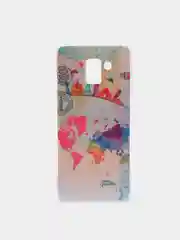 Конфетный чехол Samsung Galaxy J6 2018, Самсунг Галакси Джи6 2018 силиконовый с рисунком