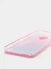 Кремовый чехол Honor 9C / Huawei P40 Lite E, Хонор 9С силиконовый переливающийся жидкий с блестками