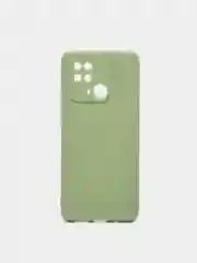 Лесной зеленый чехол Xiaomi Redmi 10C / Poco C40, Сяоми Редми 10С / Поко С40 силиконовый цветной, матовый