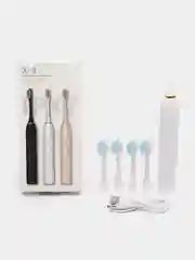 Белый электрическая зубная щетка Sonic Electric Toothbrush X-3 (4 насадки)