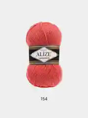 Коралловый пряжа Alize Lanagold 51% Акрил 49% Шерсть 100г 240м (часть 1)