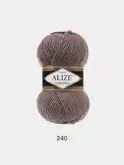 Коричневый пряжа Alize Lanagold 51% Акрил 49% Шерсть 100г 240м (часть 1)