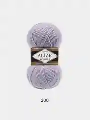 Лавандовый пряжа Alize Lanagold 51% Акрил 49% Шерсть 100г 240м (часть 1)