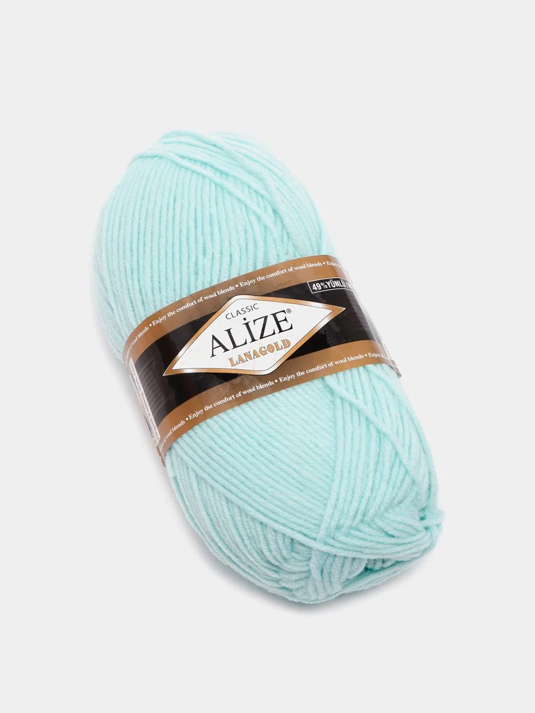 Ледяной пряжа Alize Lanagold 51% Акрил 49% Шерсть 100г 240м (часть 1)