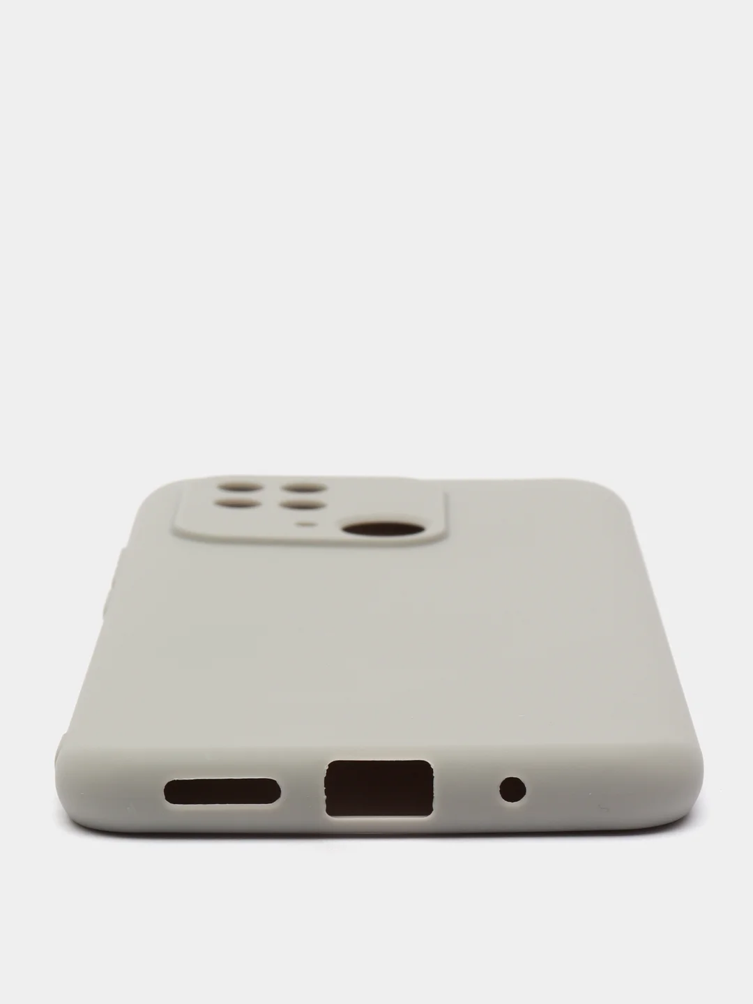Серый чехол Xiaomi Redmi 10C / Poco C40, Сяоми Редми 10С / Поко С40 силиконовый цветной, матовый