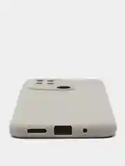 Серый чехол Xiaomi Redmi 10C / Poco C40, Сяоми Редми 10С / Поко С40 силиконовый цветной, матовый