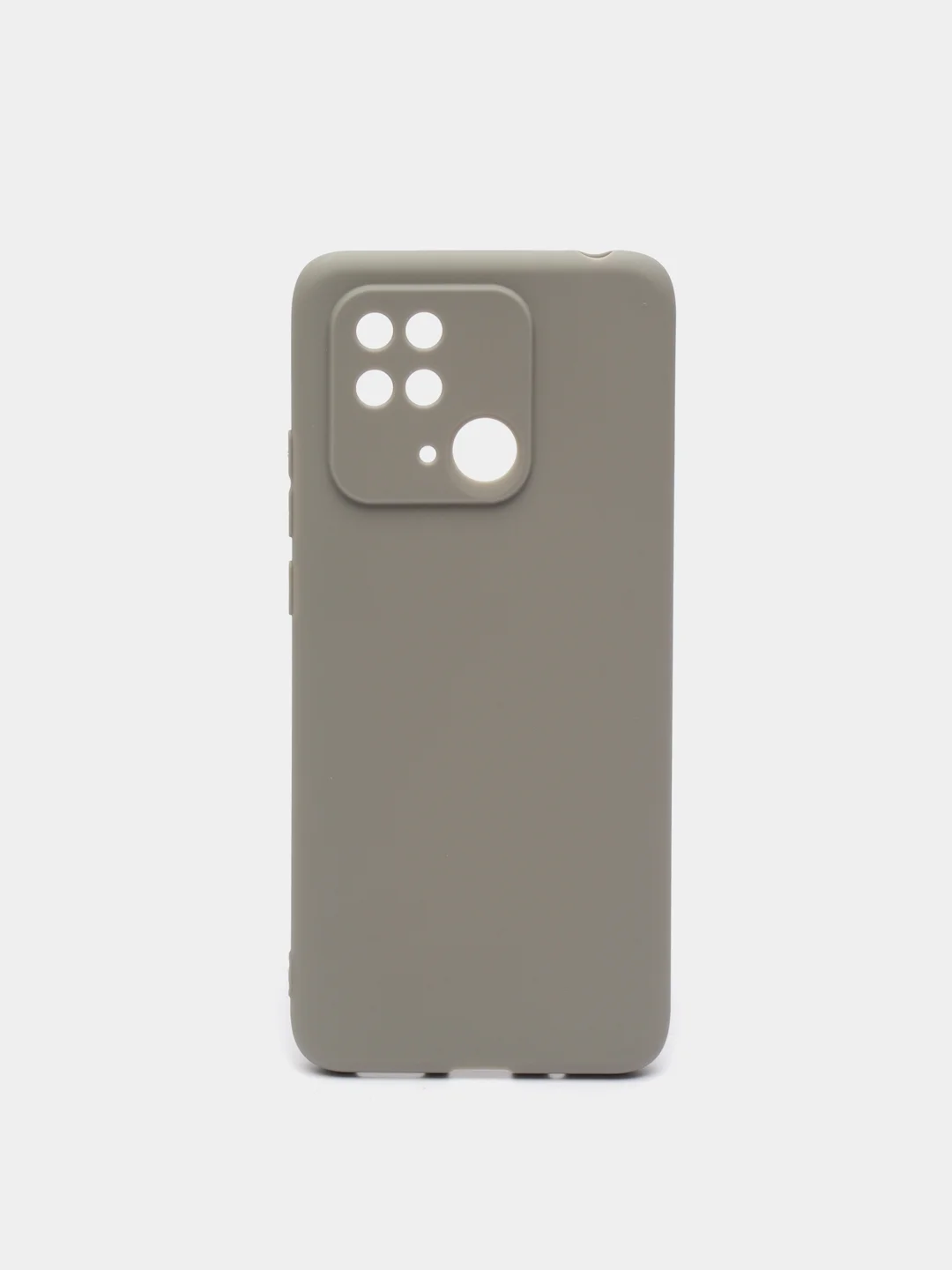 Серый чехол Xiaomi Redmi 10C / Poco C40, Сяоми Редми 10С / Поко С40 силиконовый цветной, матовый