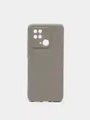 Серый чехол Xiaomi Redmi 10C / Poco C40, Сяоми Редми 10С / Поко С40 силиконовый цветной, матовый
