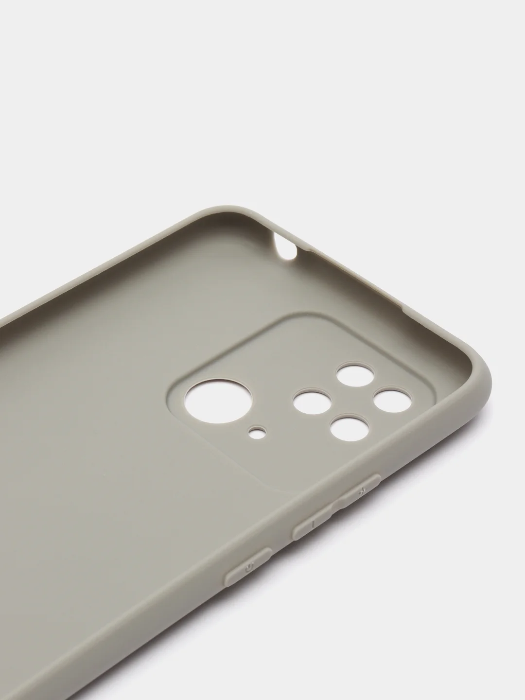 Серый чехол Xiaomi Redmi 10C / Poco C40, Сяоми Редми 10С / Поко С40 силиконовый цветной, матовый
