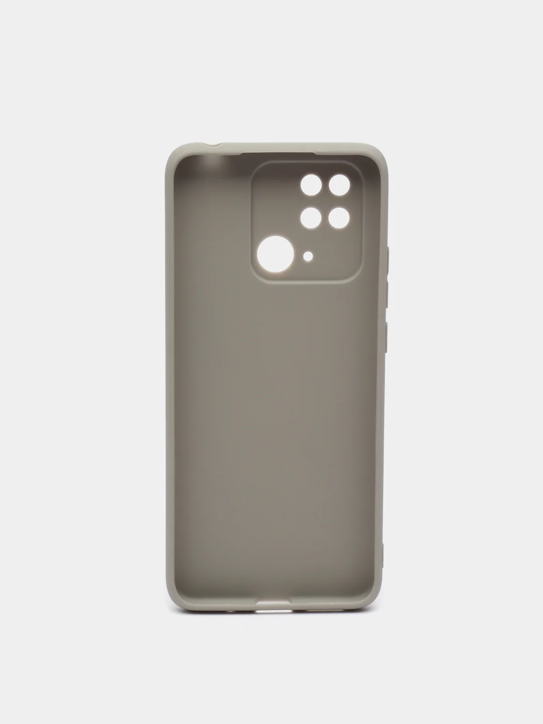 Серый чехол Xiaomi Redmi 10C / Poco C40, Сяоми Редми 10С / Поко С40 силиконовый цветной, матовый