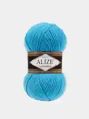 Голубой пряжа Alize Lanagold 51% Акрил 49% Шерсть 100г 240м (часть 1)