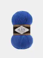 Синий пряжа Alize Lanagold 51% Акрил 49% Шерсть 100г 240м (часть 1)