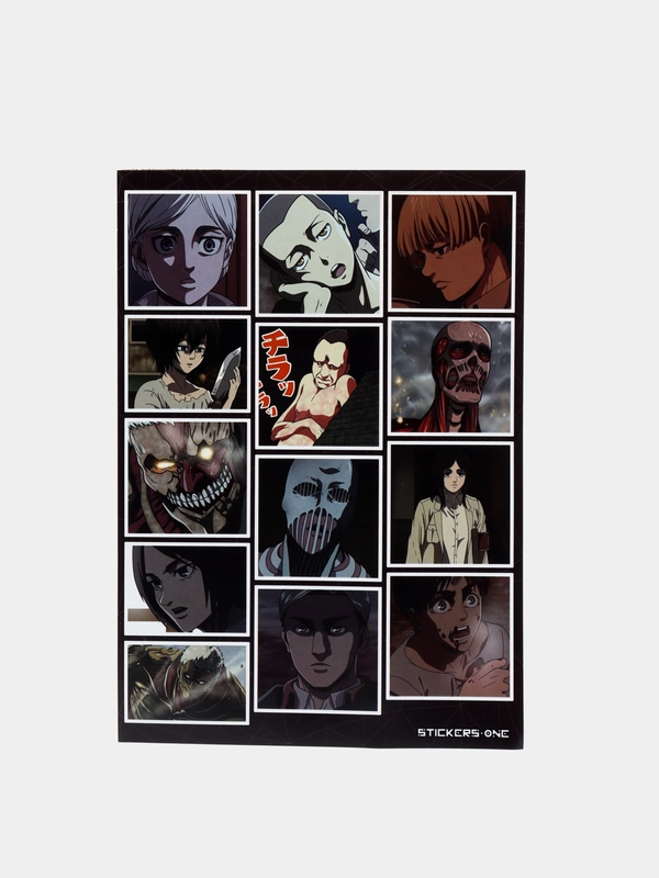 Стикерпак "Attack of Titans", аниме