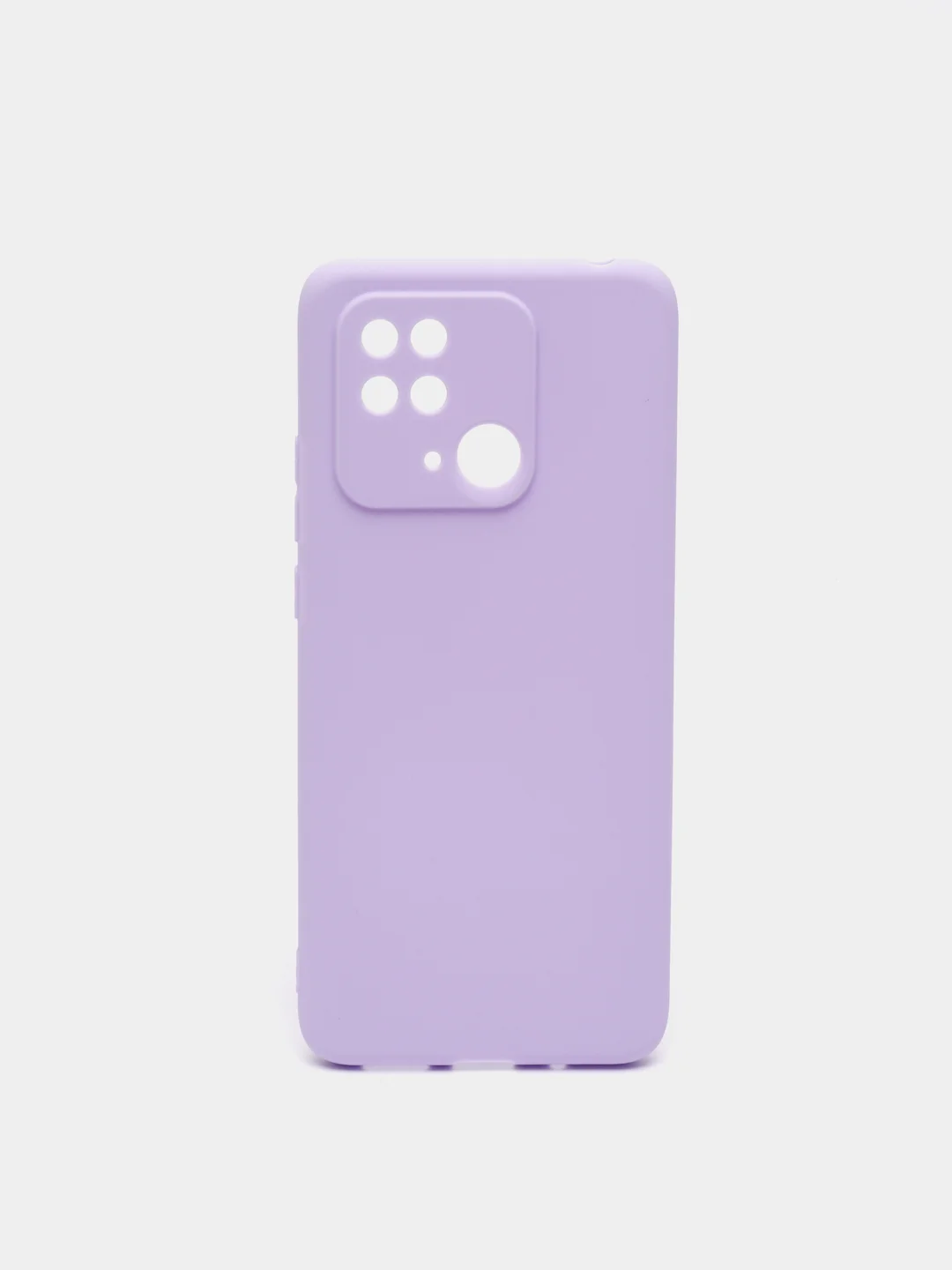 Лавандовый чехол Xiaomi Redmi 10C / Poco C40, Сяоми Редми 10С / Поко С40 силиконовый цветной, матовый