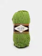 Оливковый пряжа Alize Lanagold 51% Акрил 49% Шерсть 100г 240м (часть 1)