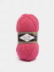 Фуксия пряжа Alize Lanagold 51% Акрил 49% Шерсть 100г 240м (часть 1)