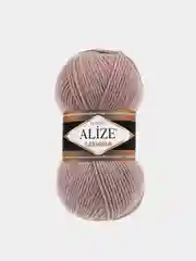 Светло-бежевый пряжа Alize Lanagold 51% Акрил 49% Шерсть 100г 240м (часть 1)