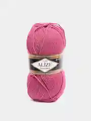 Пурпурный пряжа Alize Lanagold 51% Акрил 49% Шерсть 100г 240м (часть 1)
