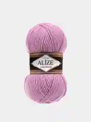 Сиреневый пряжа Alize Lanagold 51% Акрил 49% Шерсть 100г 240м (часть 1)