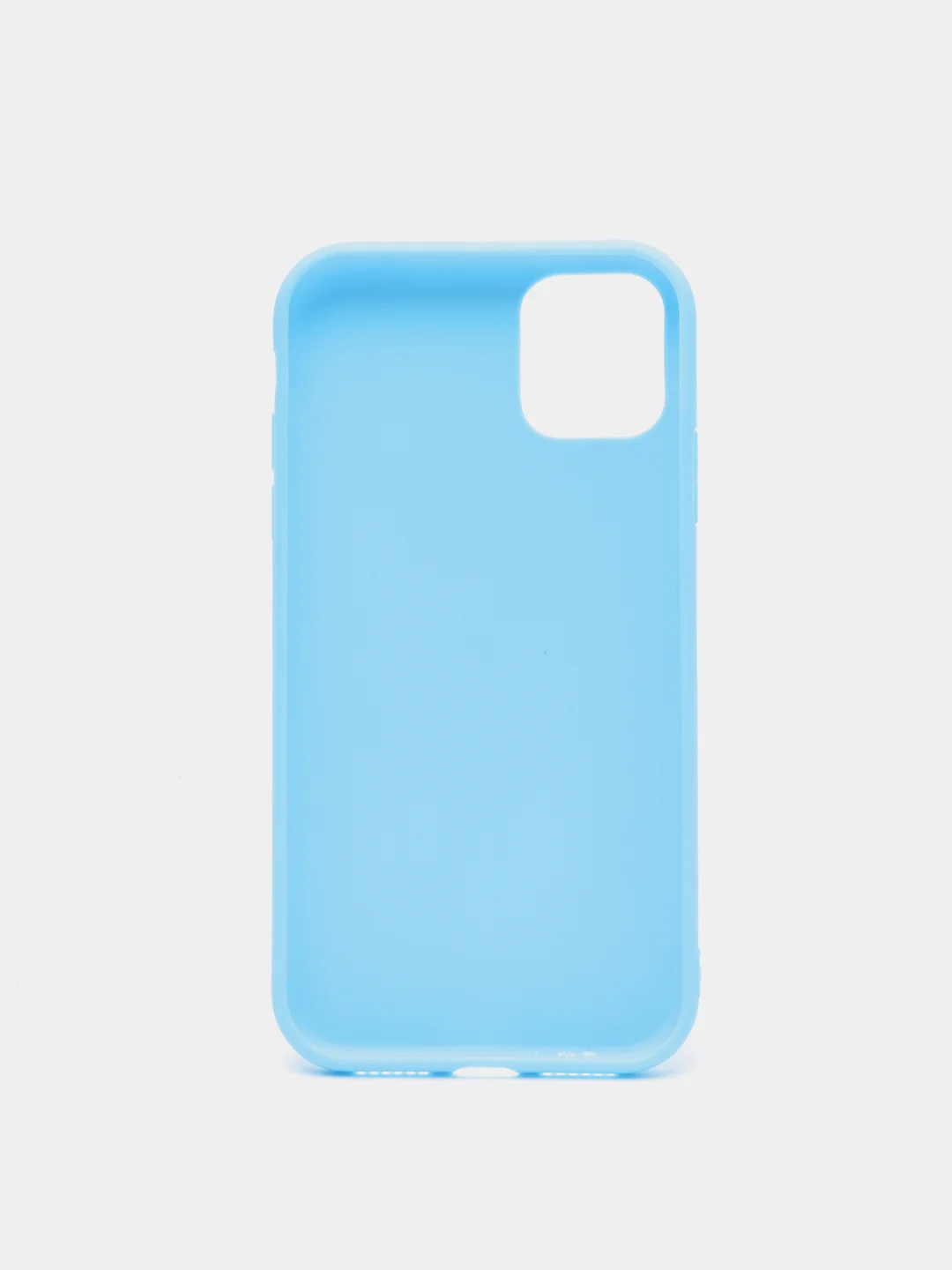 Голубой чехол iPhone 7/8 SE(2020), 7+/8+, XR, 11, 12 mini, 12/12 pro, 12 pro max, силиконовый