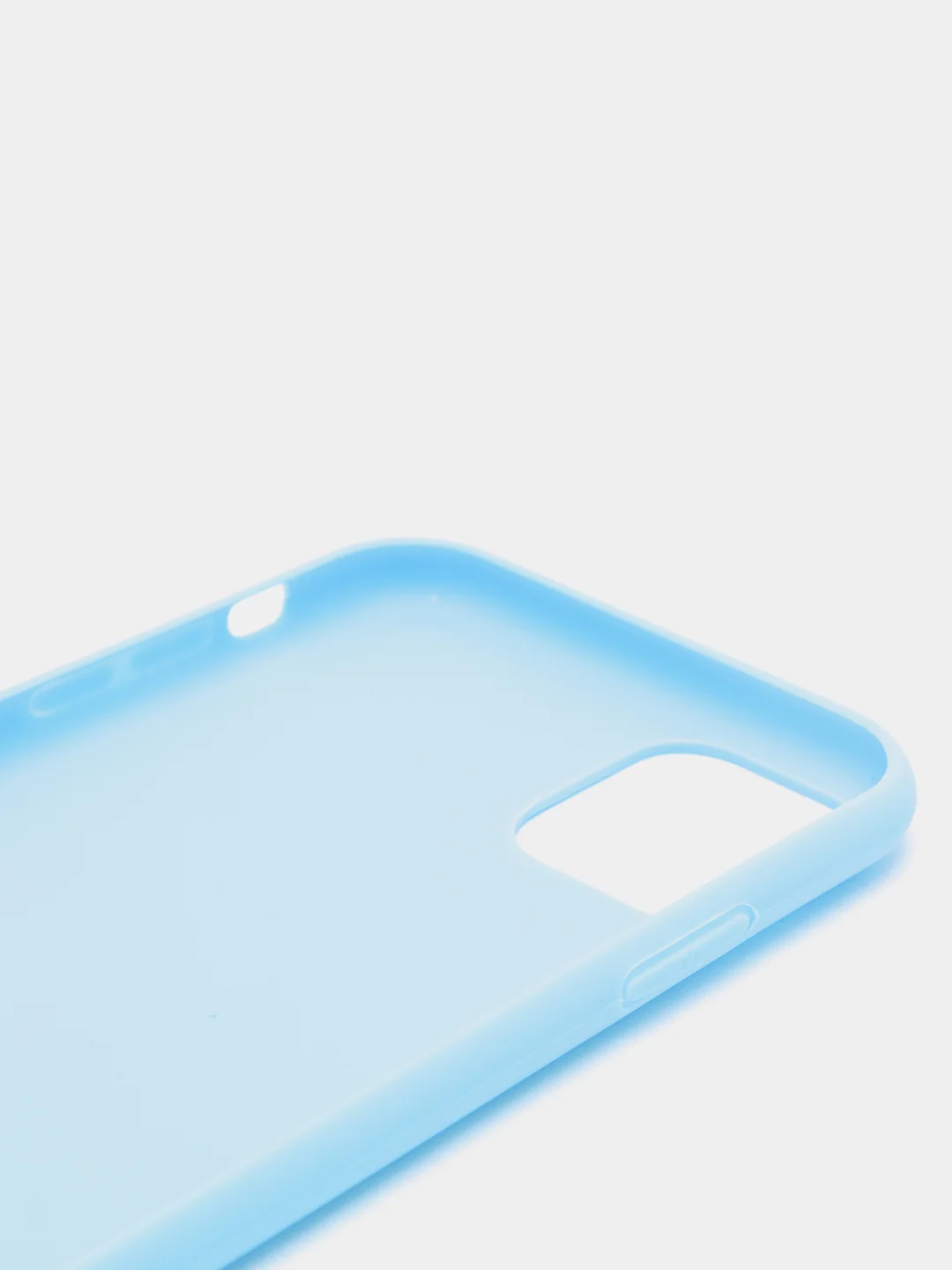 Голубой чехол iPhone 7/8 SE(2020), 7+/8+, XR, 11, 12 mini, 12/12 pro, 12 pro max, силиконовый