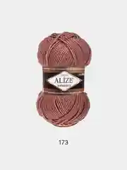 Коралловый меланж пряжа Alize Lanagold 51% Акрил 49% Шерсть 100г 240м (часть 1)