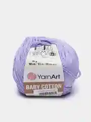 Лавандовый пряжа YarnArt Baby cotton, 50 г, 165 м, акрил и хлопок