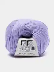 Лавандовый пряжа YarnArt Baby cotton, 50 г, 165 м, акрил и хлопок