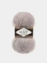 Бежевый меланж пряжа Alize Lanagold 51% Акрил 49% Шерсть 100г 240м (часть 1)
