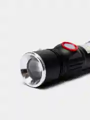 Светодиодный фонарь с зарядкой от USB и боковым стробоскопом