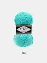 Мятный пряжа Alize Lanagold 51% Акрил 49% Шерсть 100г 240м (часть 1)