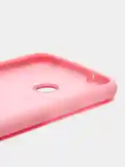 Розовый чехол силиконовый Silicone Cover Case для Samsung Galaxy A6S, M20