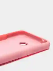 Розовый чехол силиконовый Silicone Cover Case для Samsung Galaxy A6S, M20