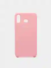 Розовый чехол силиконовый Silicone Cover Case для Samsung Galaxy A6S, M20