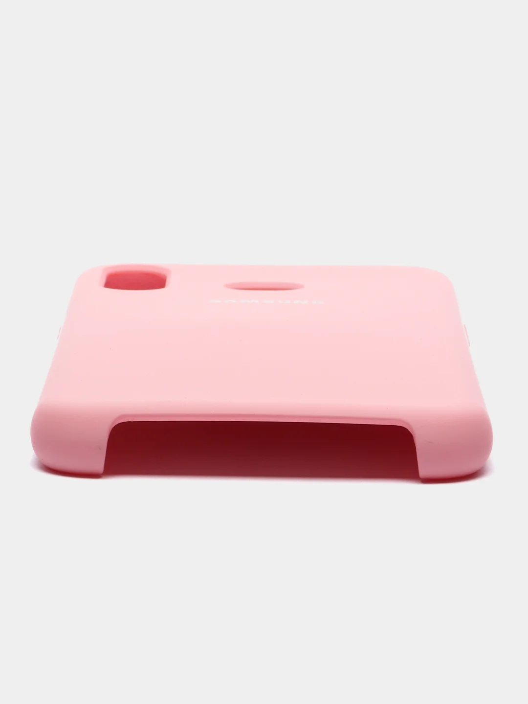 Розовый чехол силиконовый Silicone Cover Case для Samsung Galaxy A6S, M20