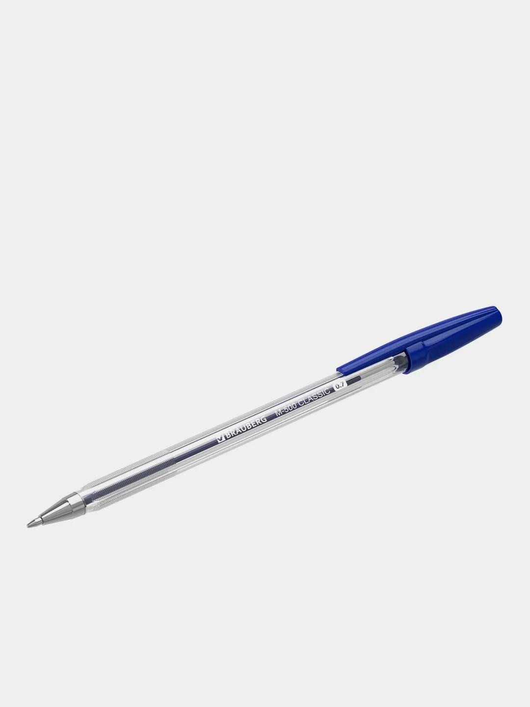 Ручка шариковая BRAUBERG, M-500 CLASSIC, синяя, 50 штук, 0,35 мм, 880392